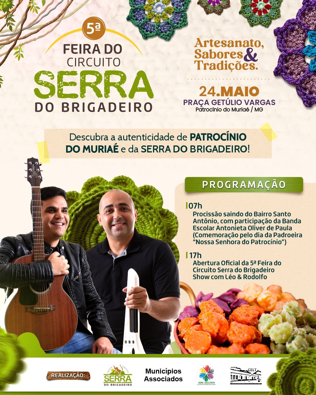 Feira do Circuito Turístico Serra do Brigadeiro em Patrocínio do Muriaé