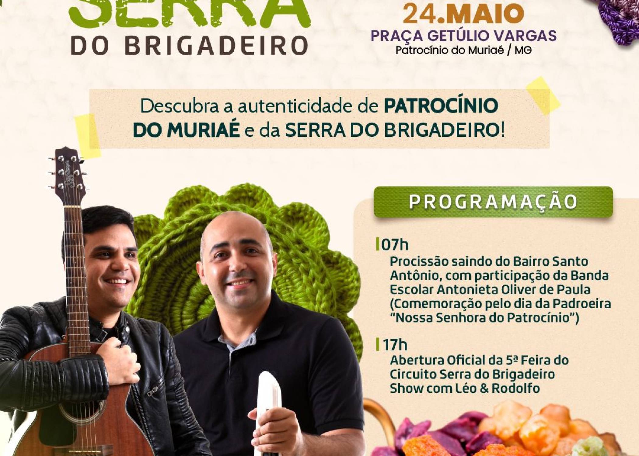 Feira do Circuito Turístico Serra do Brigadeiro em Patrocínio do Muriaé